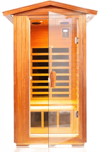 LTCCDSS Mahogany Outdoor Sauna 1 Person