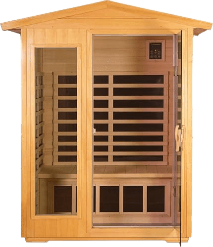 LTCCDSS Outdoor Basswood Sauna 2 Person | Far Infrared Sauna